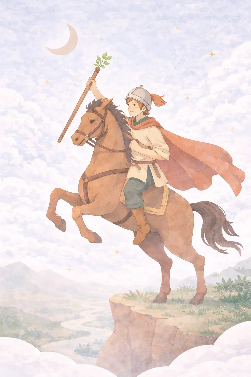 Knight of Wands tarot card artwork