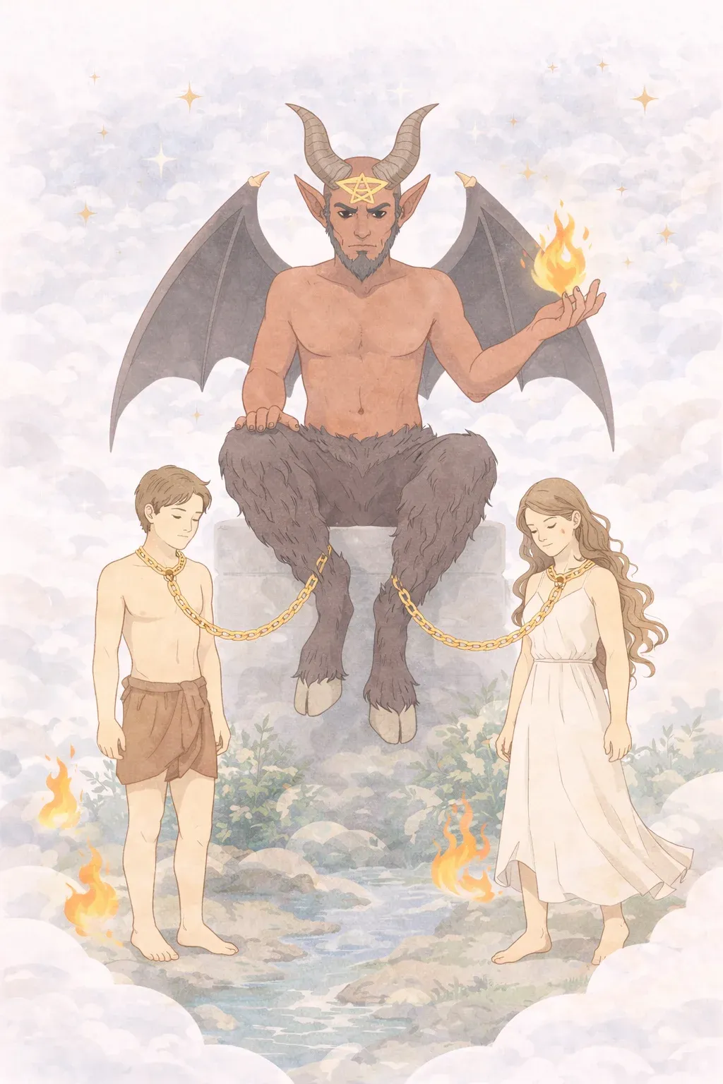 The Devil tarot card artwork